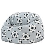 Pouf fauteuil enfant � imprim� football