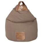 Pouf jamie xl chocolat