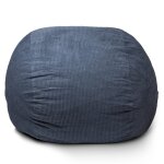 Pouf lit convertible 2en1 bleu foncé Pouf lit convertible 2en1 bleu foncé