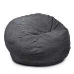 Pouf lit convertible 2en1 gris foncé Pouf lit convertible 2en1 gris foncé