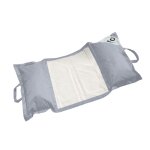 Pouf piscine en polyester 170x90 cm gris galet Pouf piscine en polyester 170x90 cm gris galet