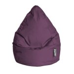 Pouf poire brava xl aubergine