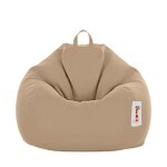 Pouf poire d'extrieur 130x115cm taupe