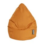 Pouf poire xxl d'intérieur orange 80x130cm Pouf poire xxl d'intérieur orange 80x130cm