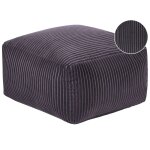 Pouf en tissu gris 50x30cm Pouf en tissu gris 50x30cm