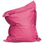 Pouf xxl impermable coussin gant rose