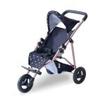 Poussette jogging, noir, 54cm