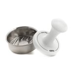 Presse  burger pour mini - burgers en acier inoxydable argent