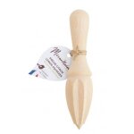 Presse citron  manche en bois de htre - 15, 5 x 4 cm