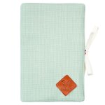 Protège carnet de santé en nid d'abeille vert Protège carnet de santé en nid d'abeille vert