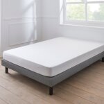 Protege matelas equilibre coton blanc 90x200 cm Protege matelas equilibre coton blanc 90x200 cm