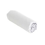 Protge - matelas en forme de drap housse coton blanc 90x190 cm