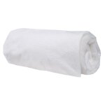 Protge matelas impermable 60x120 - 70x140 en coton blanc