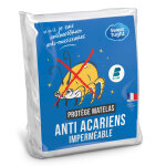 Protège matelas imperméable et anti acariens 140x190 cm Protège matelas imperméable et anti acariens 140x190 cm