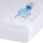 Prot�ge matelas polyester blanc 140x190 cm