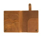 Protge passeport en cuir passenger cognac