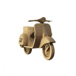 Puzzle 3d scooter en carton naturel