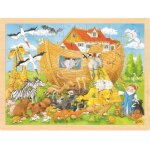 Puzzle arche de noé en bois 40x30 cm Puzzle arche de noé en bois 40x30 cm