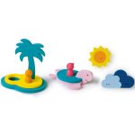 Puzzle de bain 3d l'le au trsor