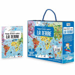 Puzzle & livre - voyagez, dcouvrez, explorez, la terre