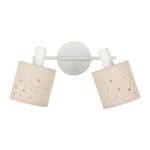 Rampe 2 spots lin beige Rampe 2 spots lin beige