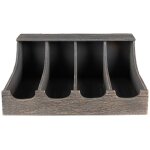 Range - couverts en bois gris 41x29x17cm