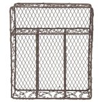Range - couverts en fer marron 31x25x7cm