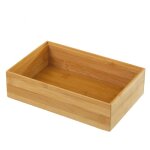 Rangement organisateur salle de bain bambou 23x15x6, 5cm Rangement organisateur salle de bain bambou 23x15x6, 5cm