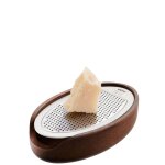 Rpe  parmesan en inox et bois d'acacia