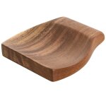 Repose cuillre en bois d'acacia 11x12x2cm