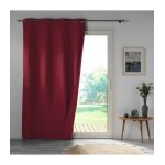 Rideau bordeaux 100% occultant black out 140x260cm - bordeaux