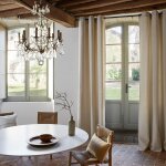 Rideau en coton ecru 145x270 cm