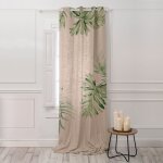 Rideau lin 70% viscose 30% lin multicolore 140x280 cm