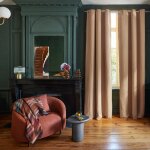 Rideau en lin beige 190x270 cm