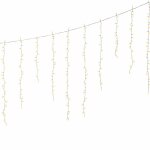 Rideau lumineux avec 256 led blanc chaud, l 375 cm Rideau lumineux avec 256 led blanc chaud, l 375 cm