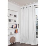 Rideau occultant total ?illet blanc mc720 135x250 Rideau occultant total ?illet blanc mc720 135x250