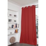 Rideau occultant total ?illet rouge mc310 135x250 Rideau occultant total ?illet rouge mc310 135x250
