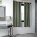 Rideau occultant uni 210gr / m2 polyester kaki 135x250 cm Rideau occultant uni 210gr / m2 polyester kaki 135x250 cm