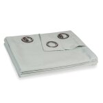 Rideau  oeillets en coton bleu pastel  l'unit 140x250