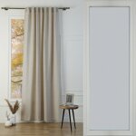 Rideau  passant lin lav naturel 140x290