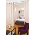 Rideau phonique sparateur ?illet beige mc634 140x250