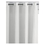 Rideau stonewashed en lin blanc 140 x 280 cm