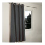 Rideau thermique occultant jacquard 140 / 180 cm - anthracite Rideau thermique occultant jacquard 140 / 180 cm - anthracite