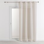 Rideau voilage 100% lin fluide naturel 140x260 cm Rideau voilage 100% lin fluide naturel 140x260 cm