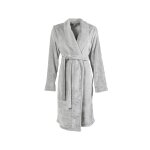 Robe de chambre femme tourterelle brod polaire gris 0 x 111. 2 cm