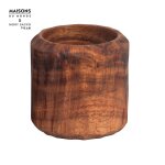 Rond de serviette en bois d'acacia gougé - mory sacko Rond de serviette en bois d'acacia gougé - mory sacko