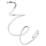 Ruban led audio en pvc blanc, 3m