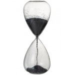 Sablier verre noir h40cm Sablier verre noir h40cm