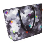 Sac cabas noir polyester 48 x 34 x 14 cm