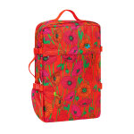 Sac cabine 27 litres rouge coton 34 x 16 x 50 cm